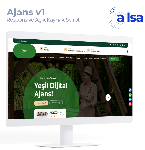 Ajans V1 Kurumsal PHP Script