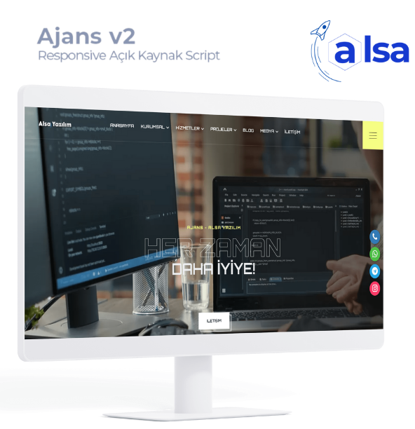 Ajans V2 Kurumsal PHP Script